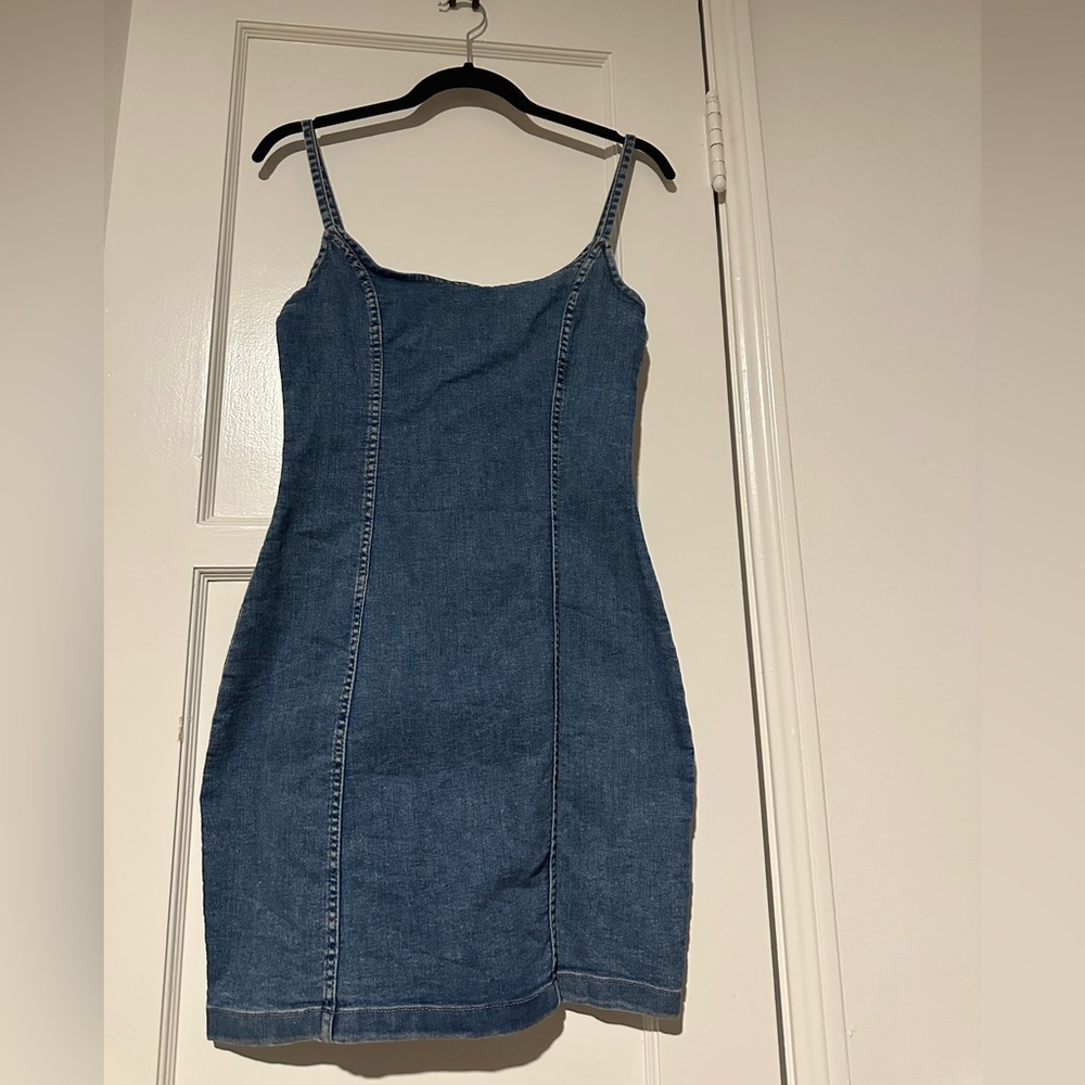H&M Denim Blue Mini Dress